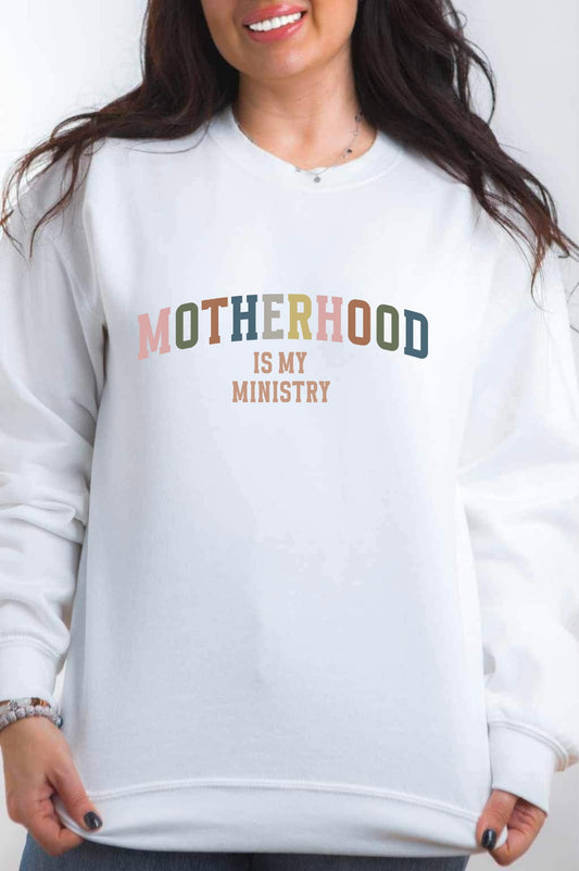 Motherhood Is My Ministry DTF transfer