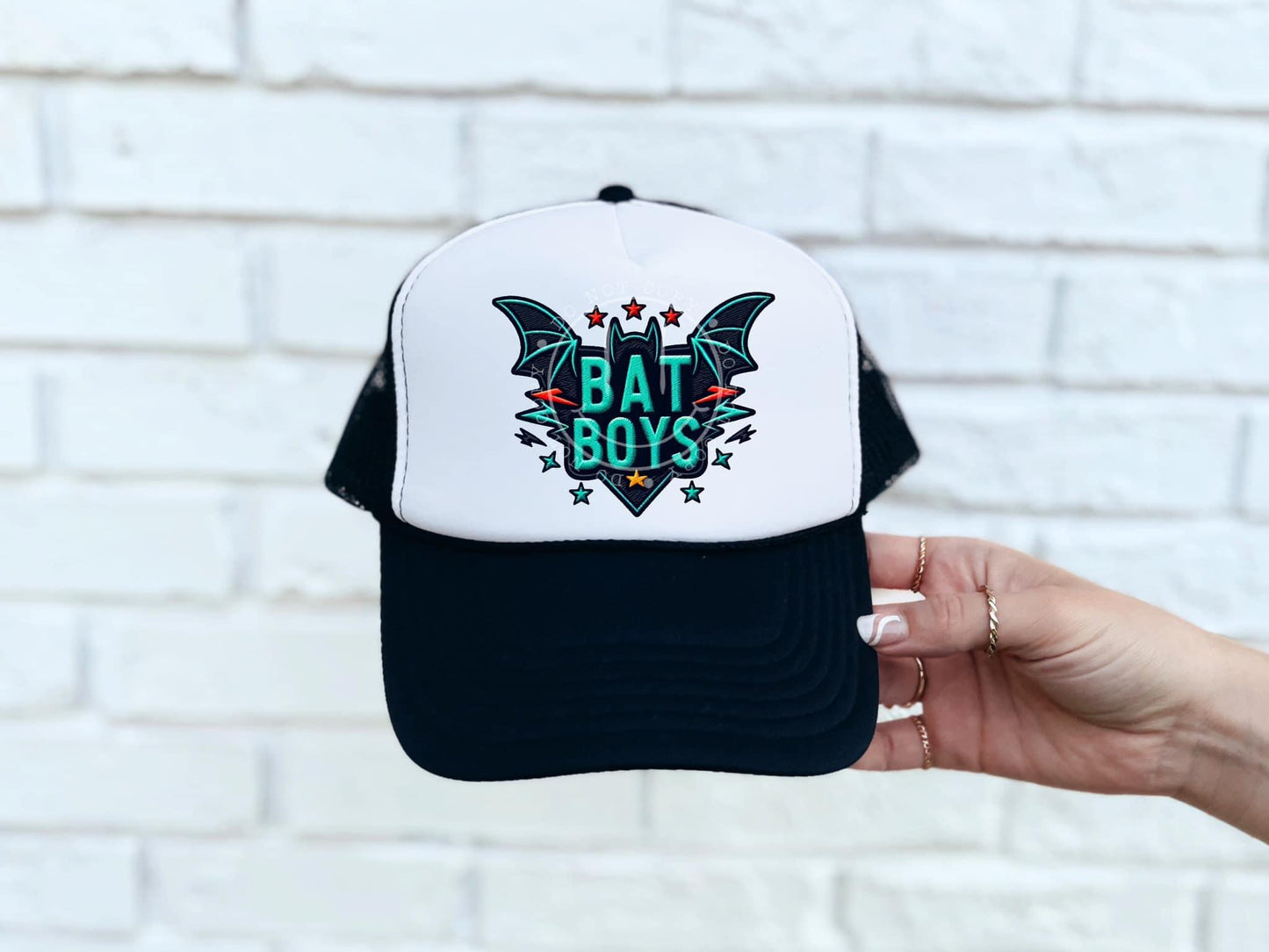 Bat Boys Hat Patch