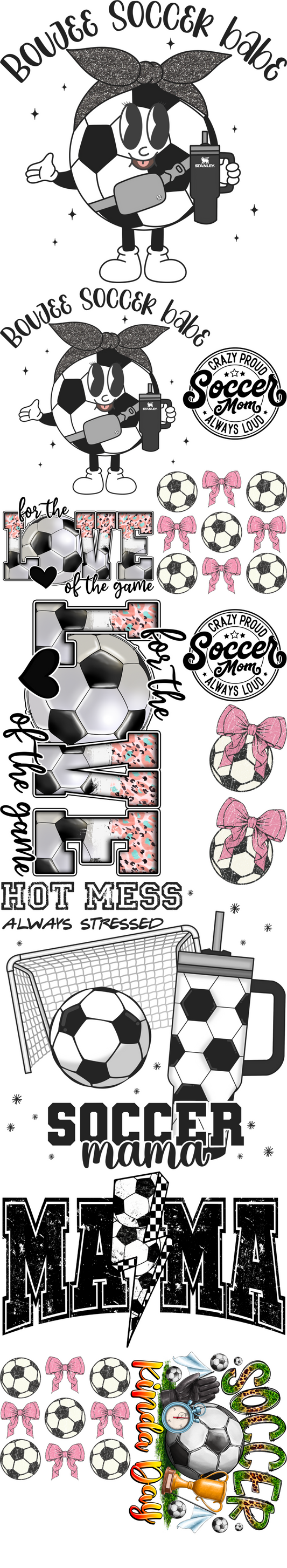 Soccer DTF Gang Sheet