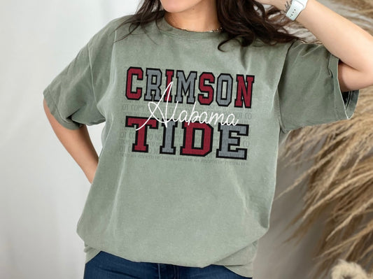 Crimson Tide DTF Transfer