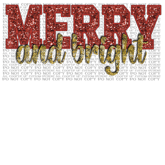 Merry and Bright Digital Download