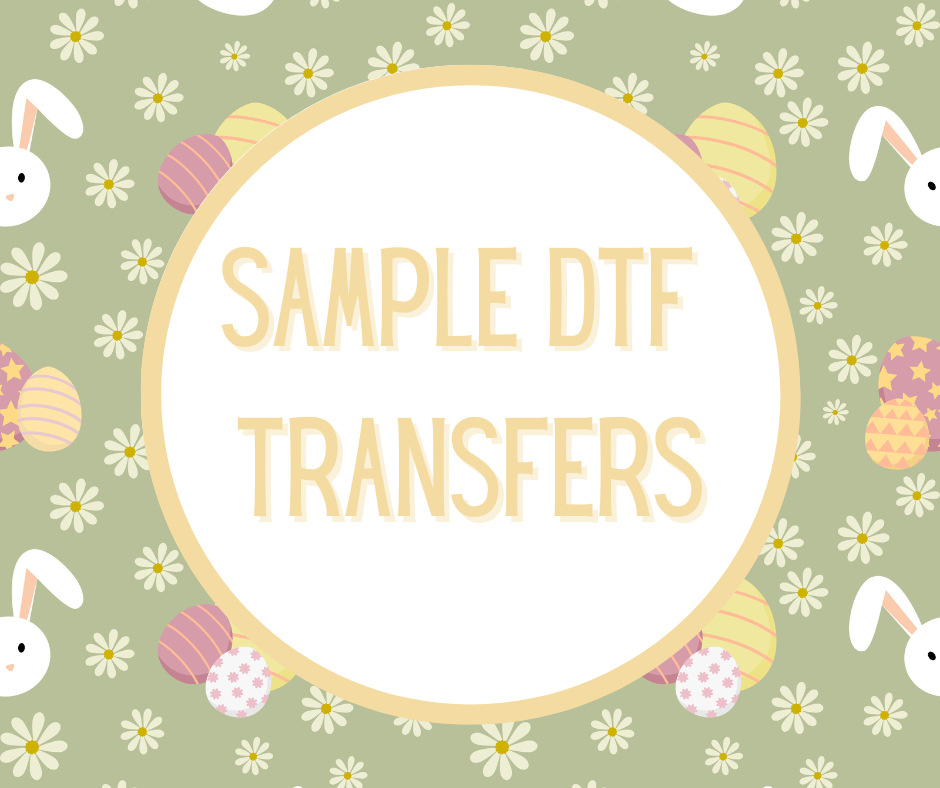 Sample DTF Transfers