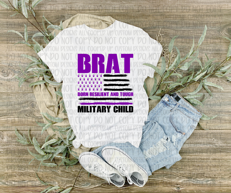 Military Brat DTF Transfer